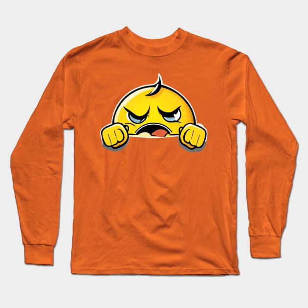 Yellow irritated Long Sleeve T-Shirt by jackdaw
